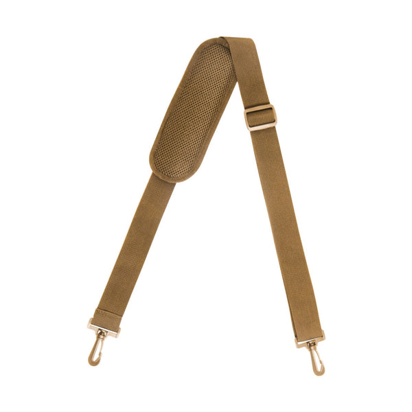 Brown strap with gold hardware on a white background.  Rothco. Colin Carr Agencies, authorised Rothco dealers New Zealand, Fiji, Tonga, Samoa, Cook Islands.
