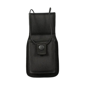Black tactical phone pouch on a white background. Rothco. Colin Carr Agencies, authorised Rothco dealers New Zealand, Fiji, Tonga, Samoa, Cook Islands.