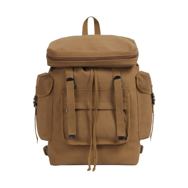 Brown backpack on a white background. Rothco. Colin Carr Agencies, authorised Rothco dealers New Zealand, Fiji, Tonga, Samoa, Cook Islands.
