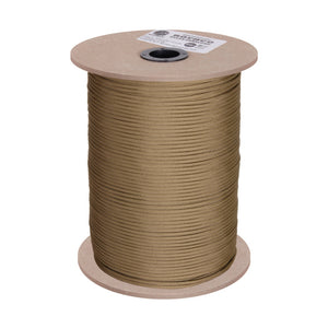 Spool of brown rope on a white background.  Rothco. Colin Carr Agencies, authorised Rothco dealers New Zealand, Fiji, Tonga, Samoa, Cook Islands.