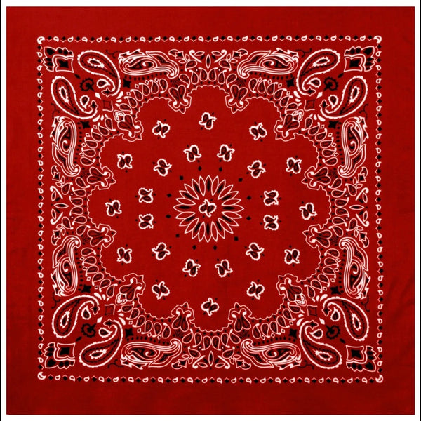Bandana Trainmen à motif cachemire – Très grande taille – 68,5 cm x 68,5 cm (27 po x 27 po) par Rothco