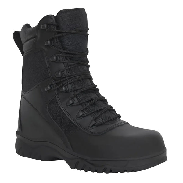 Forced Entry Tactical Boot with Side Zipper & Composite Toe - 8 Inch by Rothco