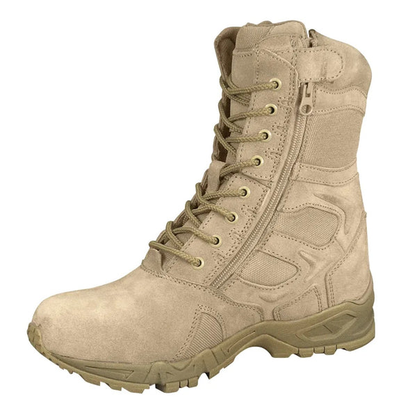 Bottes d'effraction à déploiement avec fermeture éclair latérale - 8 pouces par Rothco