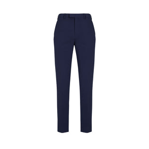 Mens slim fit pants in siena suiting with a tapered leg and two pockets, 8 belt loops 