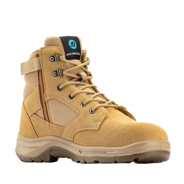 Bobcat Ankle Zip Safety Boot by Bata