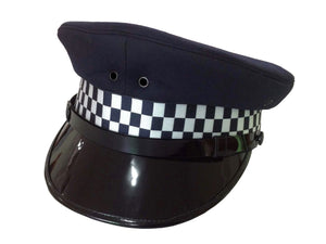 Plain police hat that can be customised in full by Colin Carr Agencies