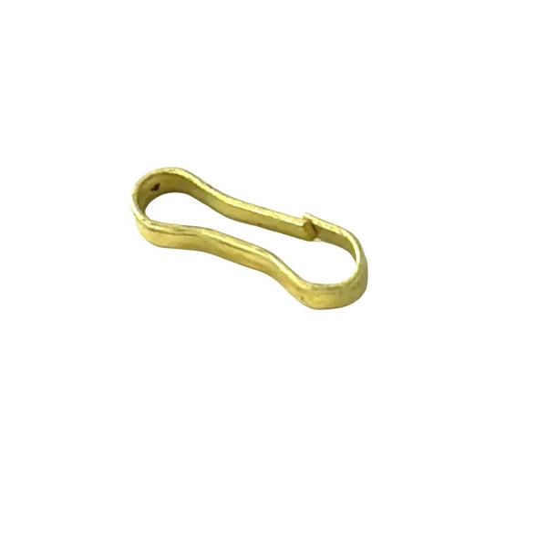Brass Button Link - 17mm