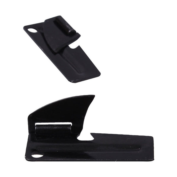 Two black plastic clips on a white background.  Rothco. Colin Carr Agencies, authorised Rothco dealers New Zealand, Fiji, Tonga, Samoa, Cook Islands.