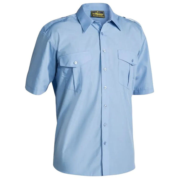 Men's Epaulette Short Sleeve Shirt
