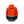Back of the Orange and Navy safety jacket with reflective stripes on a white background with ATS Tonga branding