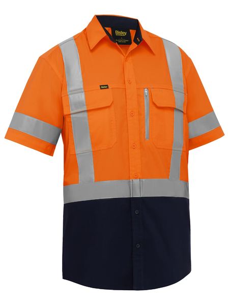 X Taped Hi Vis Stretch Cotton Shirt
