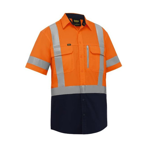 X Taped Hi Vis Stretch Cotton Shirt