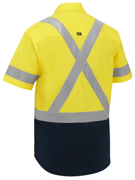 X Taped Hi Vis Stretch Cotton Shirt