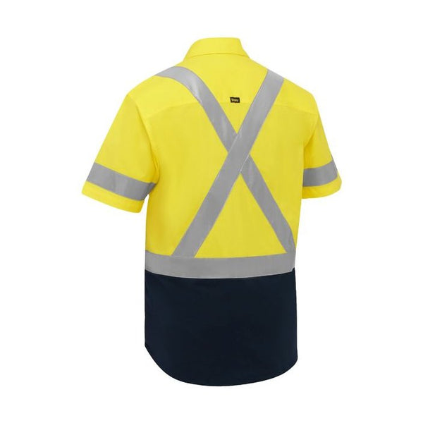 X Taped Hi Vis Stretch Cotton Shirt