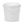 Round Ezy-Pail 2-Litre White