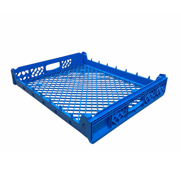 Blue Double Burger Bun Crate
