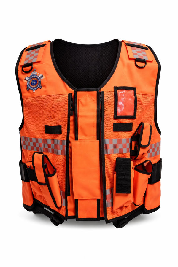 Hi-Vis Security Vest with Custom Pocket Options
