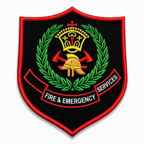 Shoulder Badge with Fire Logo