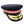 Officer's Cap with Red Dicing & Gold Embroidery