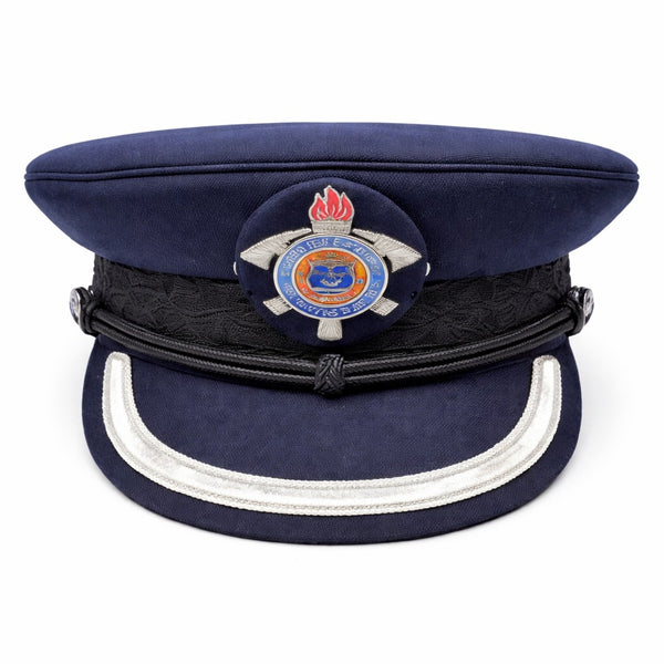 Officer's Cap with Silver Embroidery