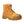 A tan suede and synthetic leather lace-up work boot with a protective toe cap and rugged sole, shown from a three-quarters angle on a white background.