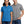 Two people wearing polo shirts, one cyan and one gray, on a white background.