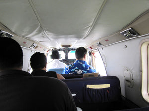 The Colin Carr team traveling from New Zealand to Levuka, Fiji in the South Pacific to supply the Islands with custom uniform, safety footwear, equipment and hard to find items