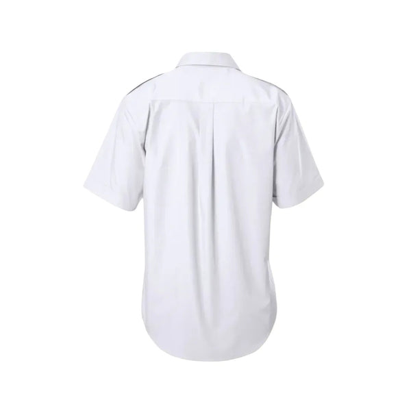Chemise à manches courtes en polycoton – Épaulettes