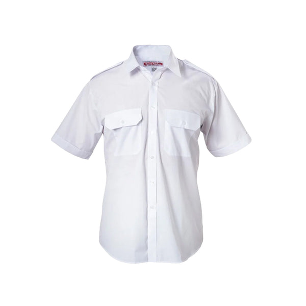Poly Cotton Short-Sleeve Shirt – Epaulettes
