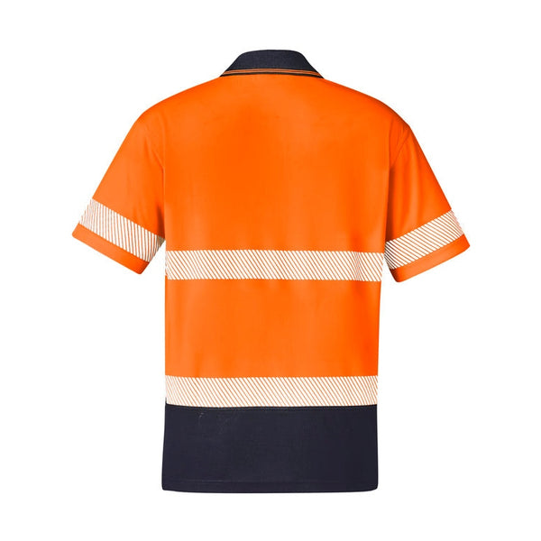 Unisex Hi Vis Segmented Tape Short Sleeve Polo