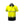 Front of a yellow taped polo on a mannequin, branded ATS Tonga with a white background