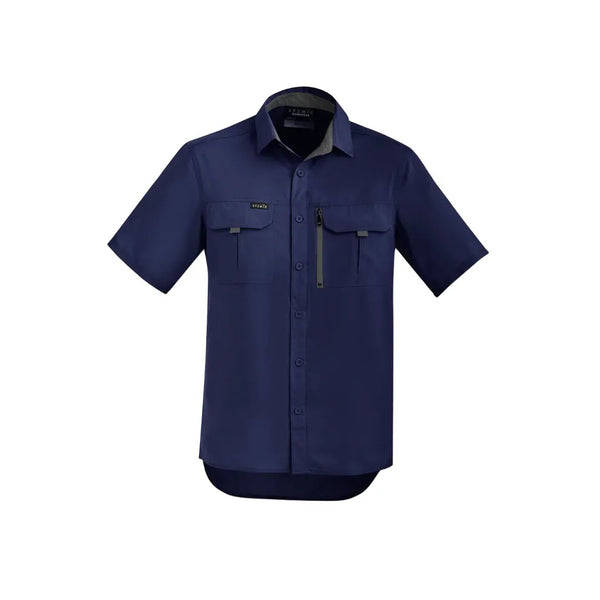 Chemise à manches courtes pour homme, idéale pour l'extérieur