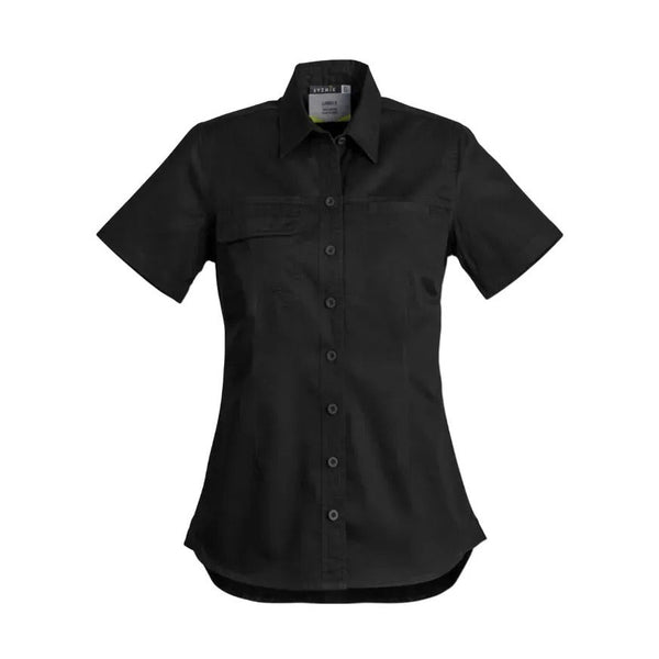 Chemise légère à manches courtes pour femmes, style artisan