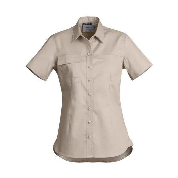 Chemise légère à manches courtes pour femmes, style artisan