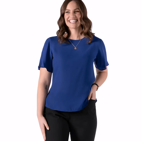 Monaco Bell Sleeve Top by Deane Apparel